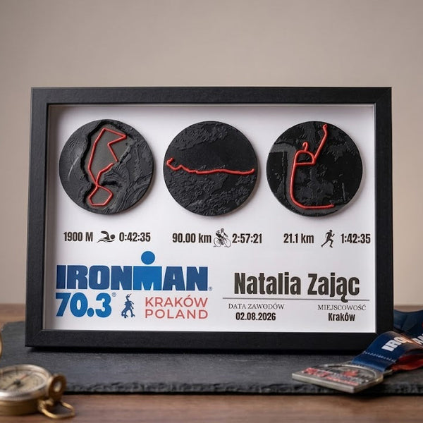 Ramka Ironman 70.3 Kraków 2026
