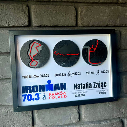 Ramka Ironman 70.3 Kraków 2026