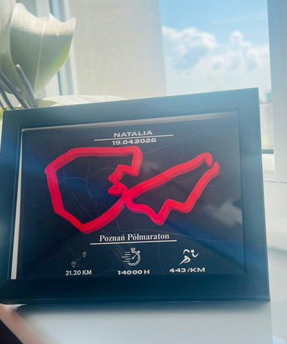 POZNAŃ PÓŁMARATON 2026 – Twoja Trasa w Ramce 3D